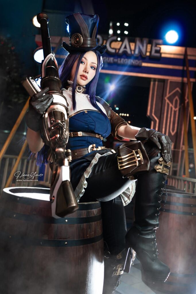 Hane Ame 雨波写真 NO.230 – 英雄联盟 凱特琳[27P/2V/293MB]插图2