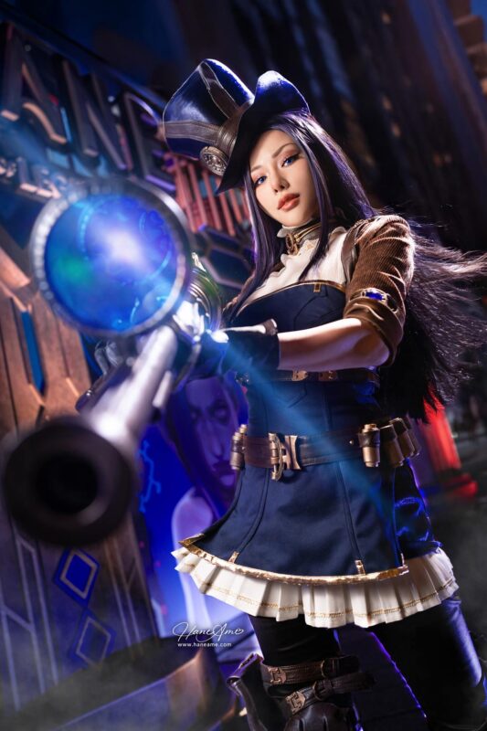 Hane Ame 雨波写真 NO.230 – 英雄联盟 凱特琳[27P/2V/293MB]-无料摄影圈