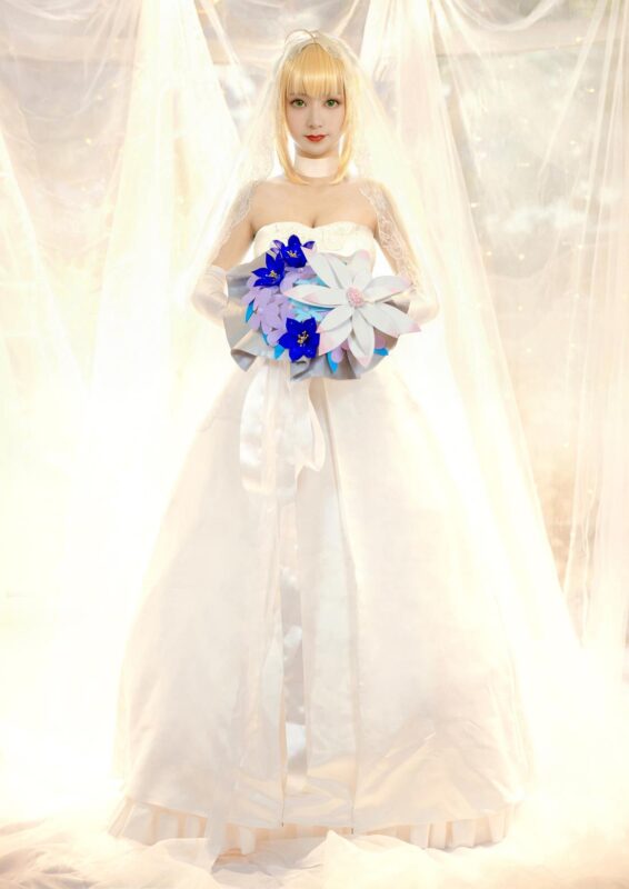 豪歌 NO.006 – saber花嫁[45P/469MB]-无料摄影圈