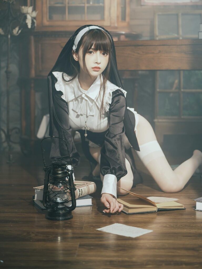 河豚抚子 002 修女 [15P/65MB]插图2