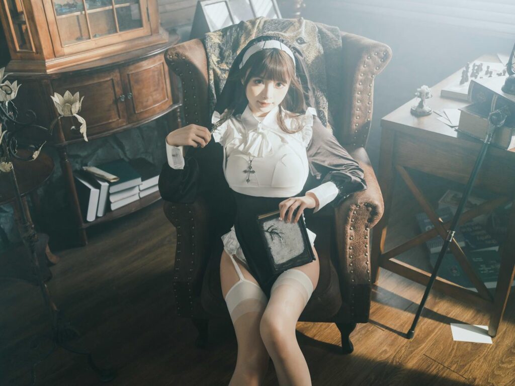 河豚抚子 002 修女 [15P/65MB]-无料摄影圈