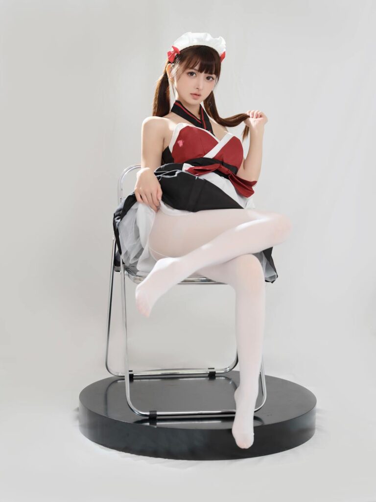 河豚抚子 007 红衣小女仆 [25P/72MB]-无料摄影圈