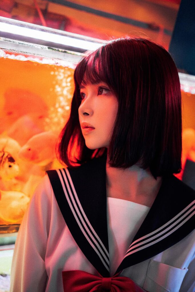 网紅Coser@河豚抚子 010 金鱼JK [15P/396MB]插图2