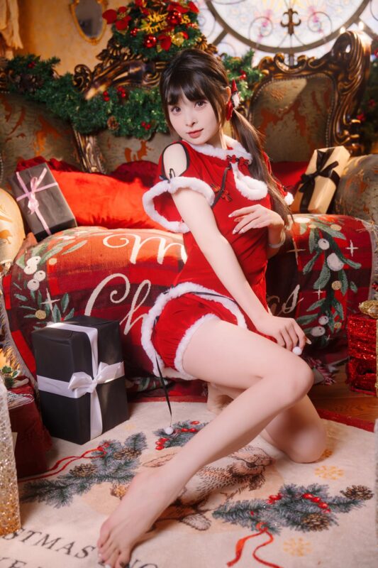 网紅Coser@河豚抚子 012 圣诞小甜甜 [24P/361MB]-无料摄影圈