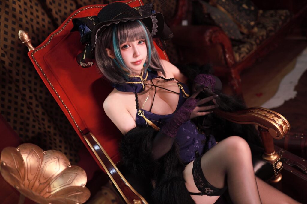 黑白御猫 NO.007 – 柴郡旗袍[37P/122MB]插图1