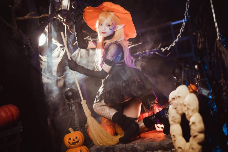 狐玖玖 001 喜多川万圣节 [14P/283MB]-无料摄影圈