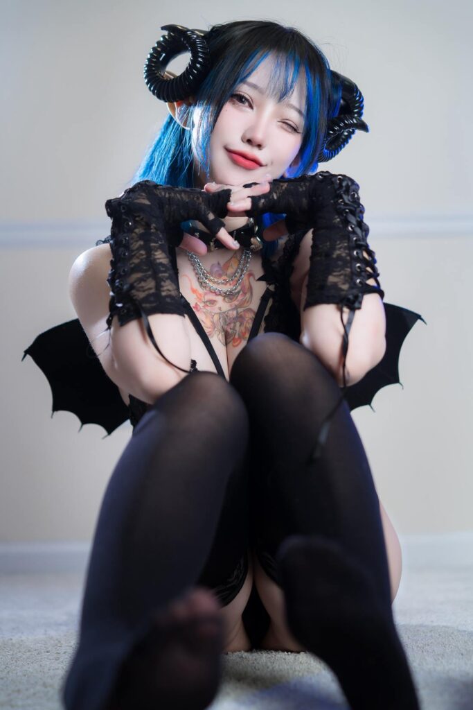 狐洛洛子 NO.008 – 深蓝魅魔[39P/543MB]插图3