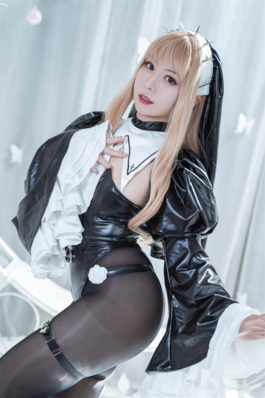 虎森森 NO.026 – 暗黑系 月之修女[25P/138MB]-无料摄影圈