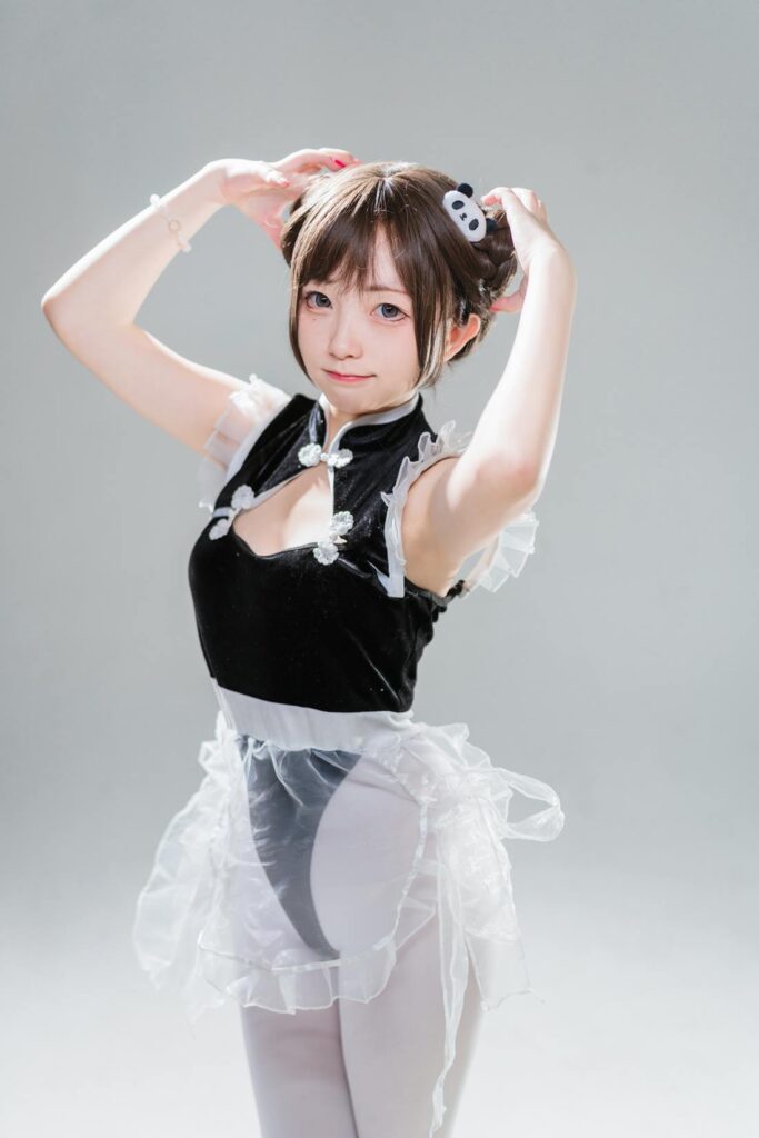 花铃 003 小熊猫女仆 [85P/538MB]插图3