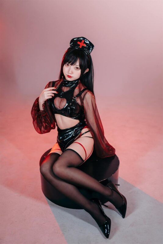 花铃 NO.021 – 猩红护士[77P/280MB]-无料摄影圈