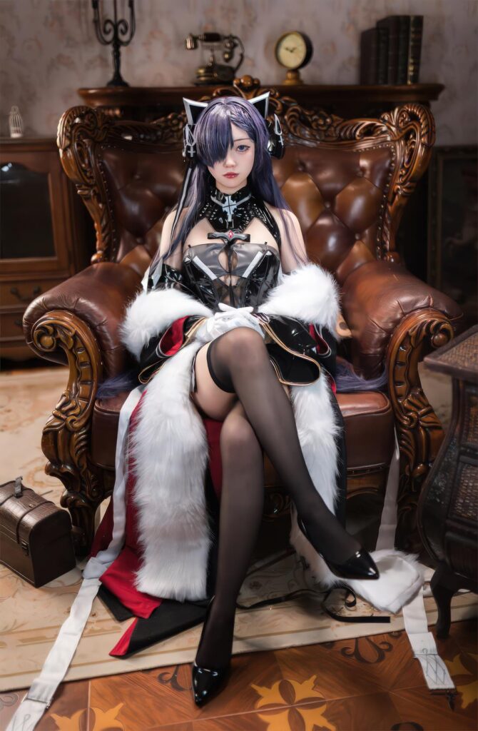 花铃 NO.025 – 碧蓝航线-奥古斯特(铁血猫猫)[45P/288MB]插图2