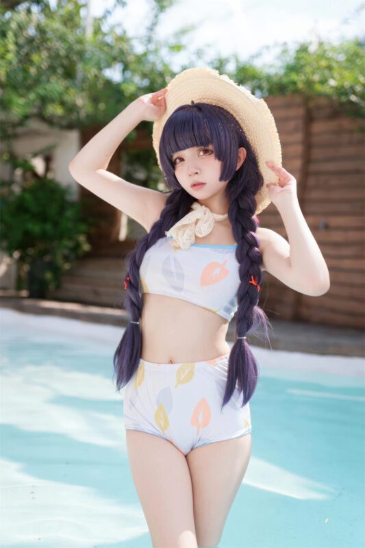 花铃 NO.040 – 碧蓝档案 美游泳装[41P/303MB]-无料摄影圈