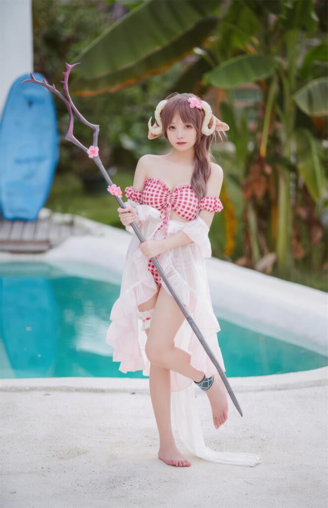 花铃 NO.044 – 小羊夏卉[34P/260MB]插图1