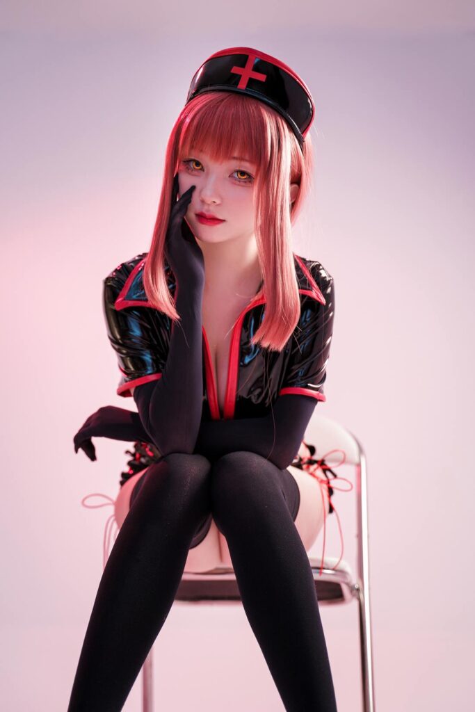 花铃 NO.051 – 玛奇玛黑色护士[20P/219MB]插图1