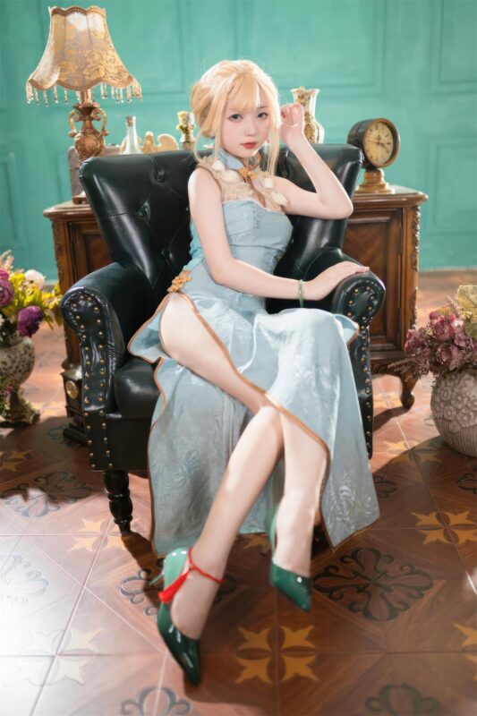 花铃 NO.065 – 玉瓯立旗袍[88P/693MB]-无料摄影圈