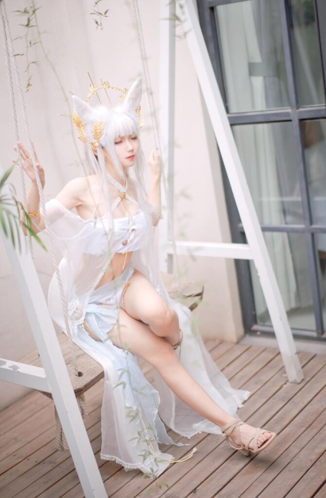 花柒Hana NO.004 – 白金cos泳装[18P/42.6MB]插图2