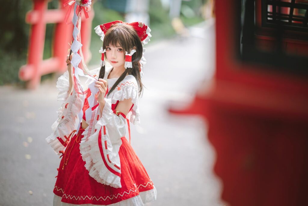 花柒Hana NO.031 – 森森仙短款灵梦[15P/280MB]插图3