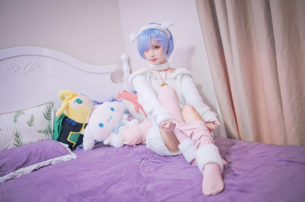 花柒Hana NO.033 – 蕾姆绵羊[9P/11MB]插图1