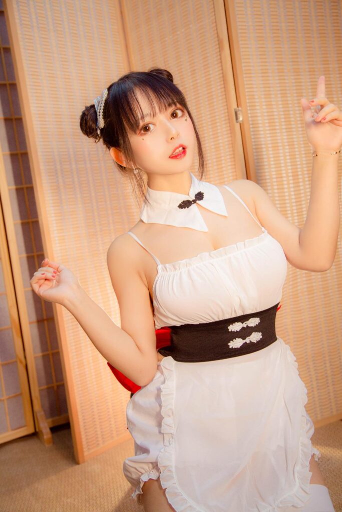 大眼萌妹黑猫猫OvO – 中华风 [15P/131MB]插图2