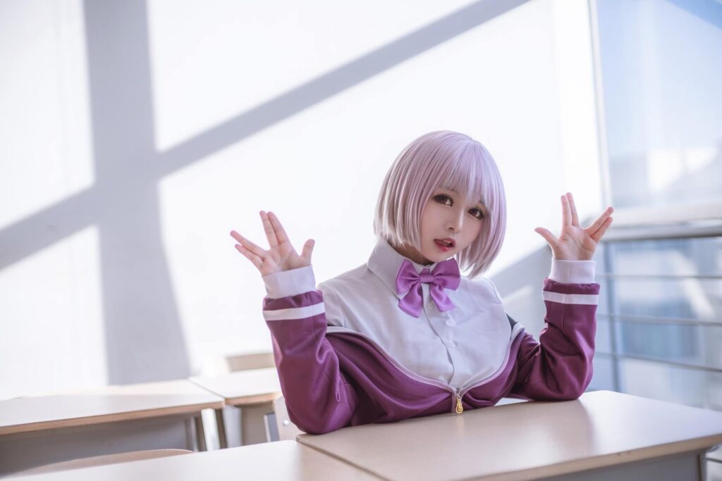 大眼萌妹黑猫猫OvO – 新条茜 [9P/55MB]插图1