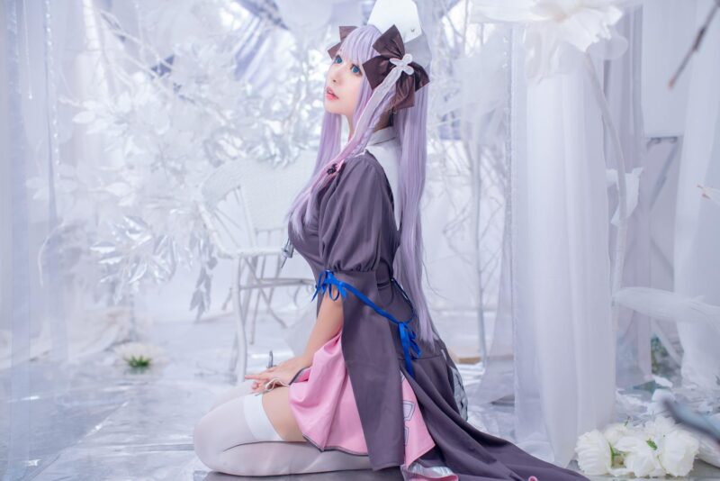 大眼萌妹黑猫猫OvO – 女灶神 [14P/130MB]-无料摄影圈