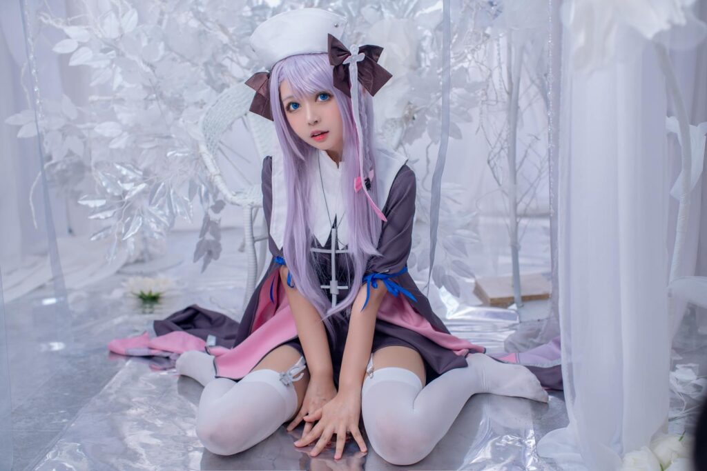 大眼萌妹黑猫猫OvO – 女灶神 [14P/130MB]插图3