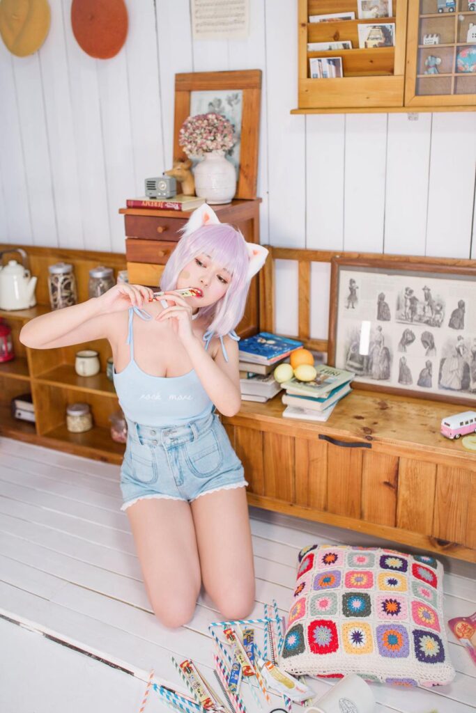 大眼萌妹黑猫猫OvO – 养猫小课堂 [35P/247MB]插图2