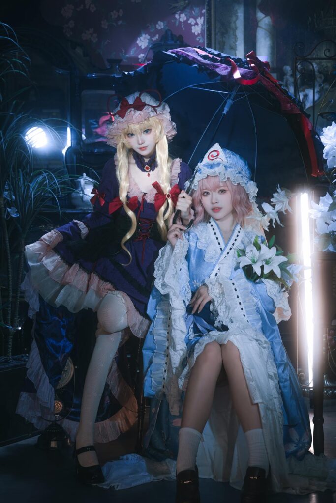 花柒Hana NO.040 & 肃雨雨雨 – 八云紫 西行寺幽幽子[16P/287MB]插图2