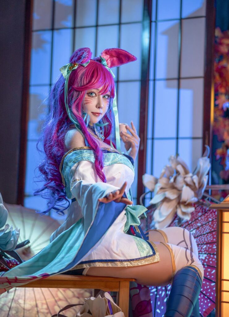 KANEKO_咔喵 NO.035 – 英雄联盟 灵魂莲华 阿狸[17P/1V/541MB]插图2