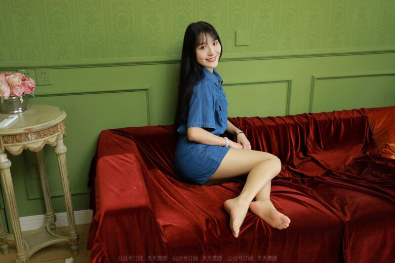 [IESS异思趣向] 2022.8.27 丝享家 1190 婉萍《蓝色牛仔裙》[90P/105MB]-无料摄影圈