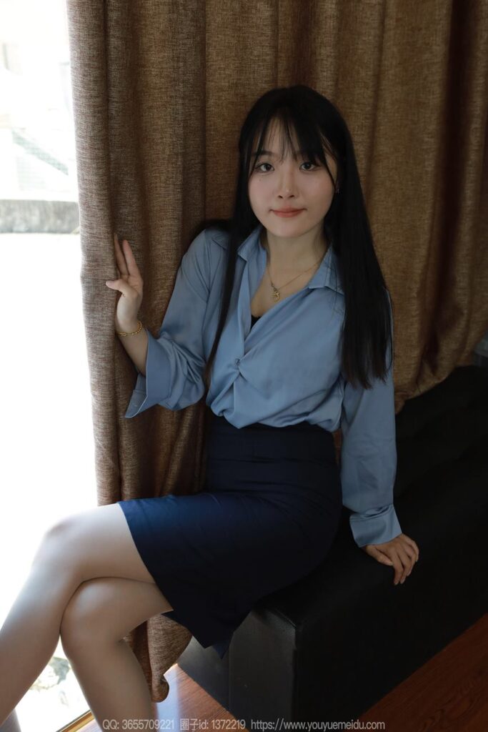 [IESS异思趣向] 2024.09.04 丝享家 1837 婉萍《蓝色衬衣》[86P/81MB]插图2