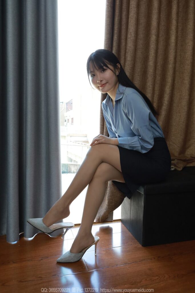 [IESS异思趣向] 2024.09.04 丝享家 1837 婉萍《蓝色衬衣》[86P/81MB]插图1