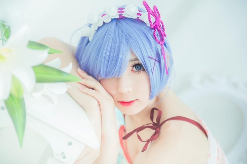 小酥酱（黑米粥）NO.009 雷姆睡衣 [24P/63MB]-无料摄影圈