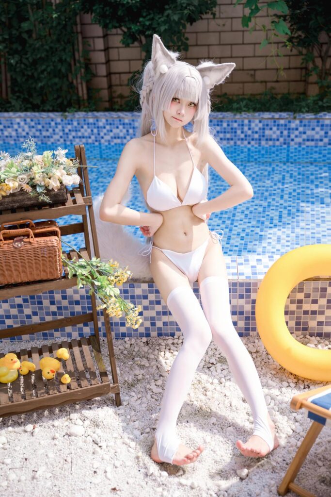 九柒喵 NO.007 – 朝凪泳装[29P/240MB]插图1