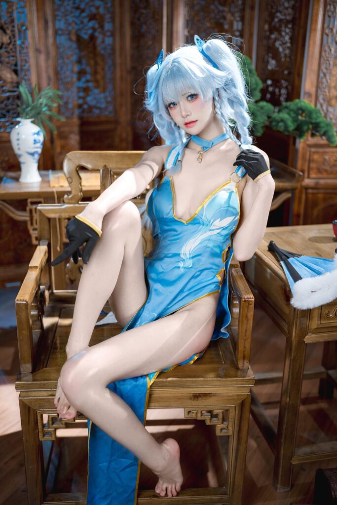 九柒喵 NO.009 – 翠雀媚[36P/382MB]插图2