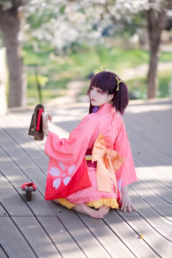 九柒喵 NO.010 – 甲铁城的卡巴内利 无名 和服[34P/253MB]插图3