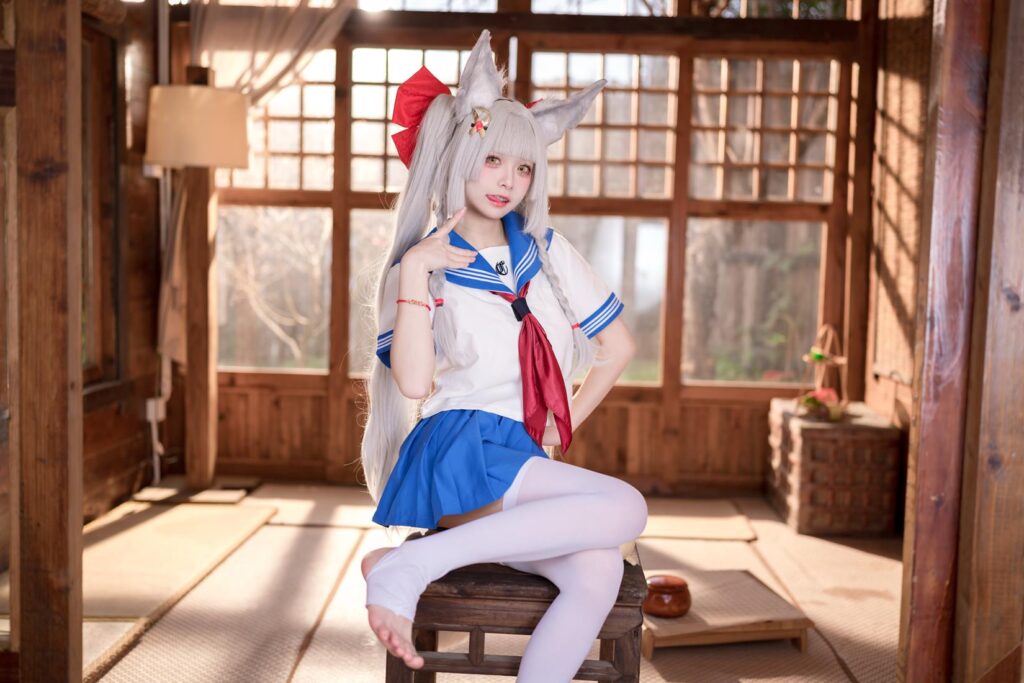 九柒喵 NO.020 – 朝凪 JK[37P/187MB]插图2