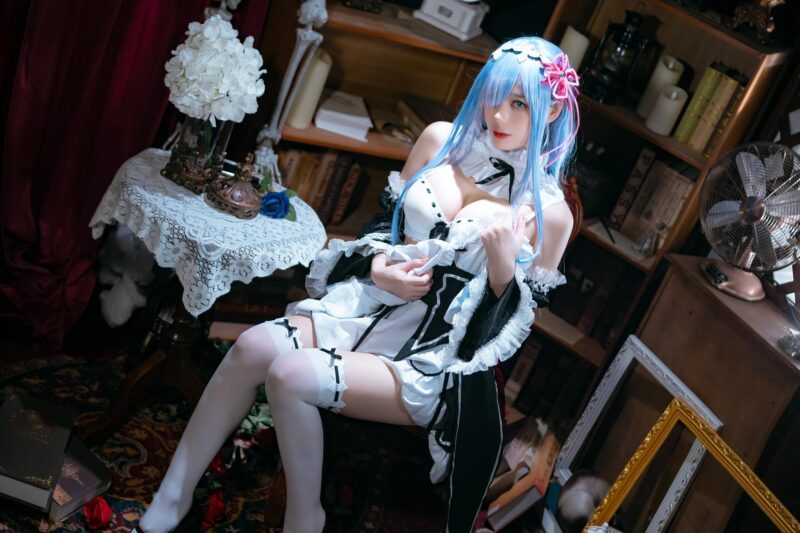 九言 001 雷姆 [50P/247MB]-无料摄影圈