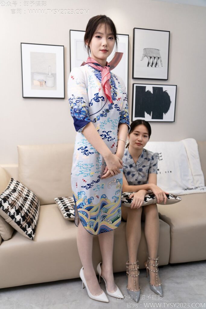 甜予摄影 NO.134 璇璇思思-高跟鞋、薄白丝、薄灰丝[132P/2V/9.95GB]插图2