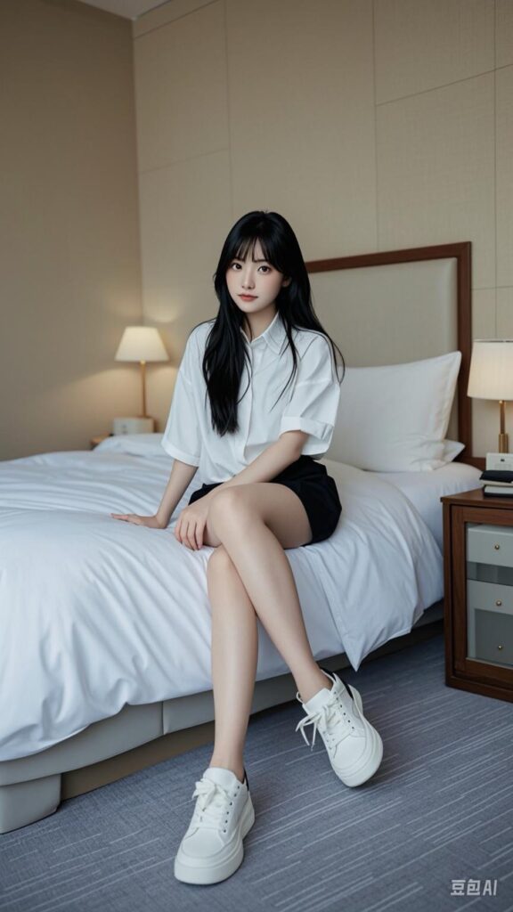 甜予摄影非官方AI版 NO.101 璇璇-OL至服、板鞋、高跟鞋、厚肉丝[146P/20.82MB]插图2