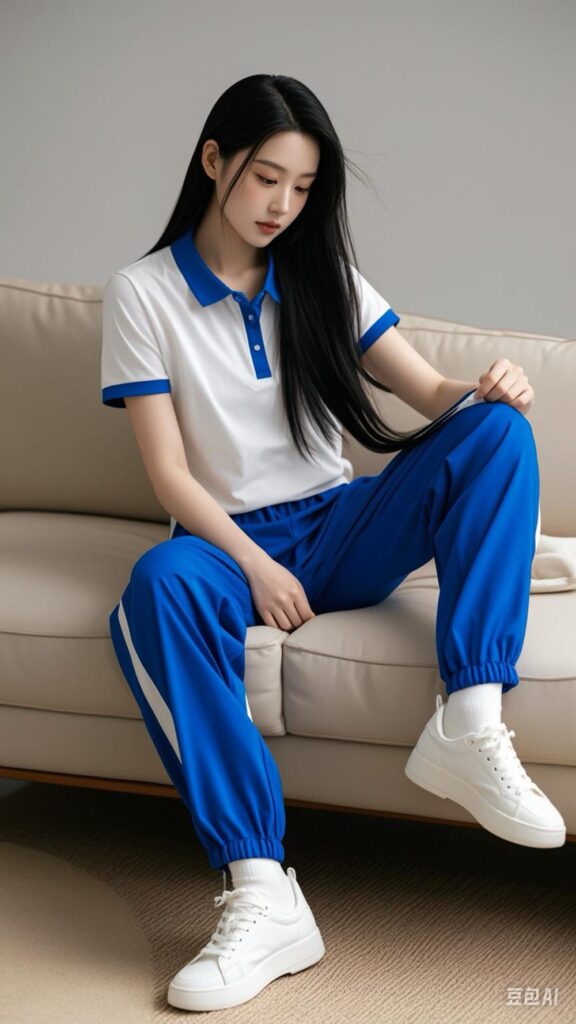 甜予摄影非官方AI版 NO.102 澜澜-板鞋、白棉袜、肉丝（脚尖加固款）[125P/18.53MB]插图2