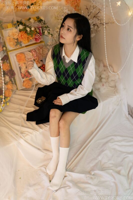 甜予摄影 NO.139 澜澜-皮鞋、白棉袜、裸足[116P/1V/9.97GB]-无料摄影圈