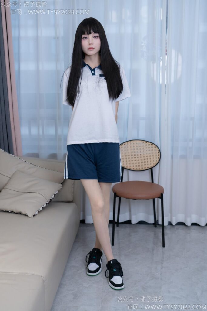 甜予摄影 NO.176 珞珞-板鞋、薄肉丝[134P/2V/9.83GB]插图1