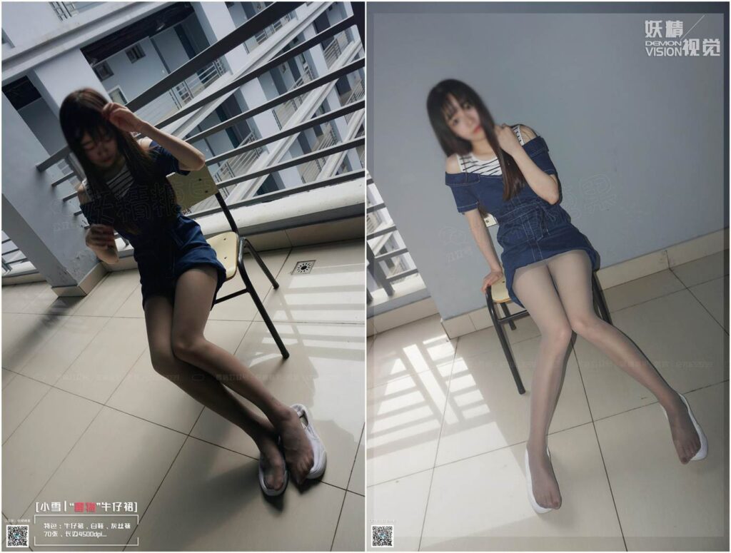 妖精视觉 NO.168 小雪 “毒物”牛仔裙 [76P/54.5MB]插图2