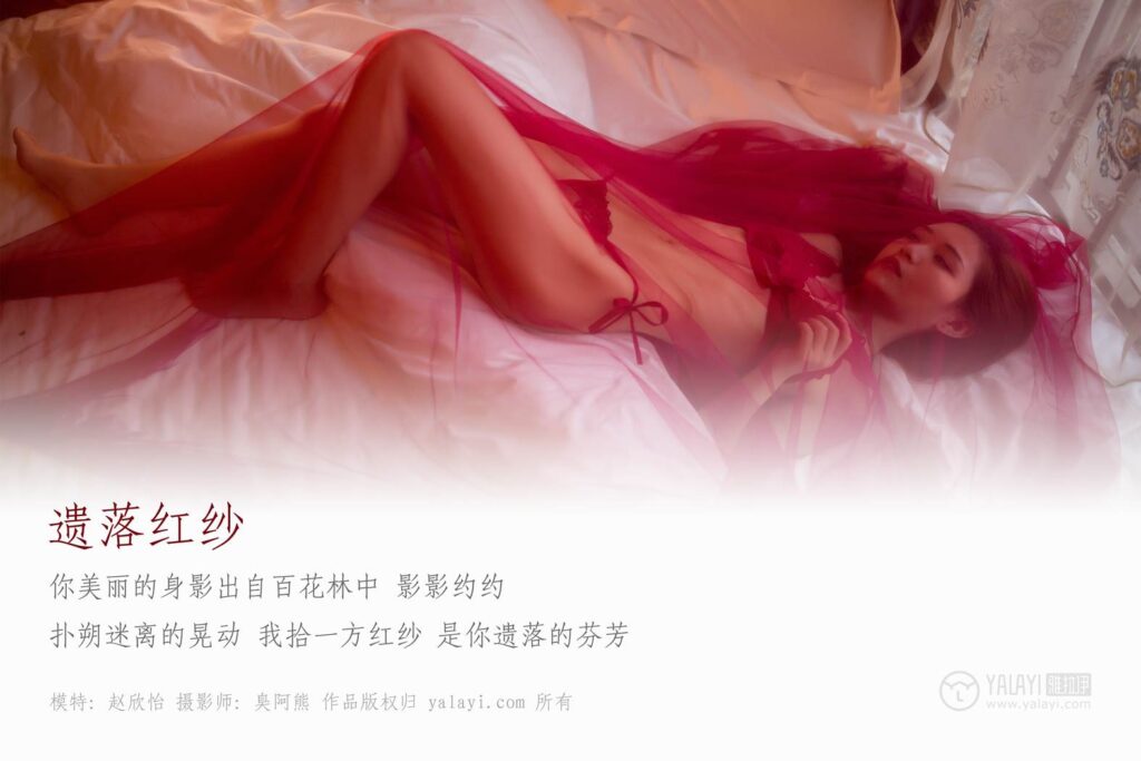 [YALAYI雅拉伊] 2018.08.09 No.044 遗落红紗 赵欣怡 [43P/360MB]插图1