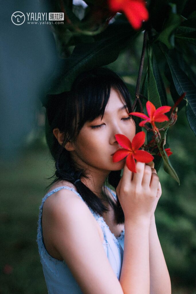 [YALAYI雅拉伊] 2019.02.28 No.082 绿喜青花 Doubleyu [40P/767MB]插图3