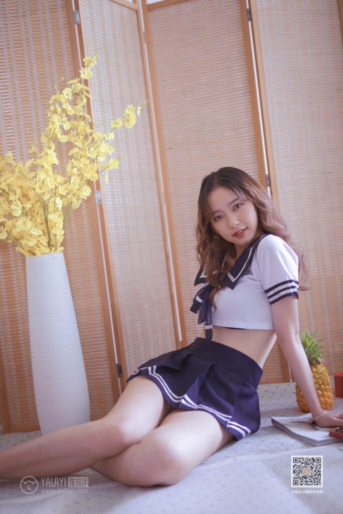 [YALAYI雅拉伊] 2019.10.23 No.438 美女与水手服 晓琳 [49P/1.04GB]插图2