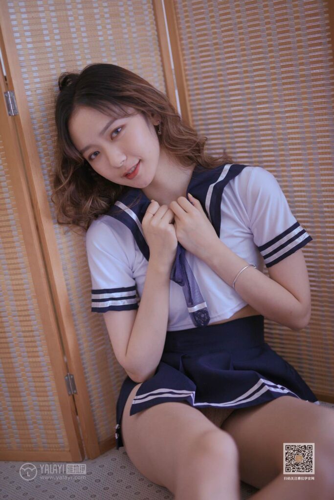 [YALAYI雅拉伊] 2019.10.23 No.438 美女与水手服 晓琳 [49P/1.04GB]插图3