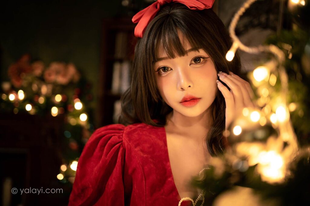 [YALAYI雅拉伊] 2021.12.20 NO.879 快乐圣诞 阿禾[47P/683MB]插图2