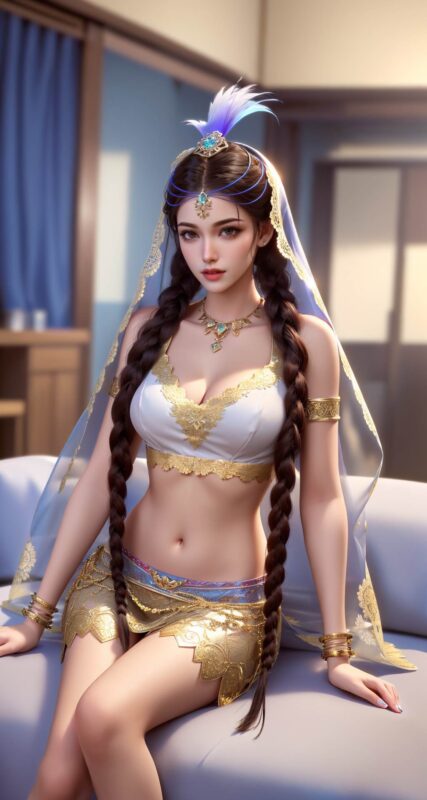 AI绘画 733 三十六骑-胡姬[41P/101M]-无料摄影圈